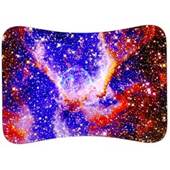 Galaxy Nebula Stars Space Universe Velour Seat Head Rest Cushion by Sapixe