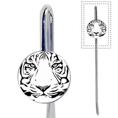 Tiger Black Ans White Book Mark by alllovelyideas