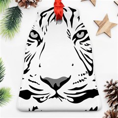 Tiger Black Ans White Bell Ornament (two Sides) by alllovelyideas