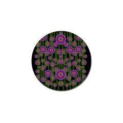 Black Lotus Night In Climbing Beautiful Leaves Golf Ball Marker (10 Pack) by pepitasart