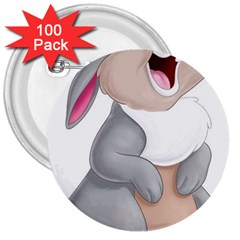 Bear 3  Buttons (100 Pack)  by NSGLOBALDESIGNS2