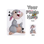 Bear Playing Cards 54 (Mini) Front - Spade4