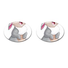 Bear Cufflinks (oval)