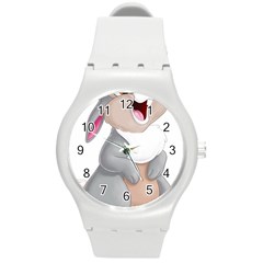 Bear Round Plastic Sport Watch (m)