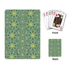 Summer Fantasy Apple Bloom In Seasonal Nature Playing Cards Single Design by pepitasart