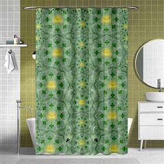 Summer Fantasy Apple Bloom In Seasonal Nature Shower Curtain 48  X 72  (small)  by pepitasart