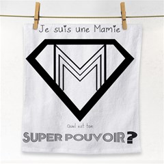 Super Mamie Super M Face Towel by alllovelyideas