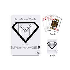 Super Mamie Super M Playing Cards (mini) by alllovelyideas