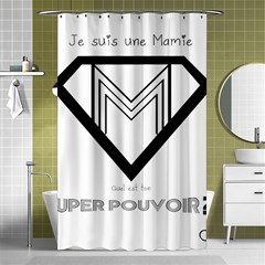 Super Mamie Super M Shower Curtain 48  X 72  (small)  by alllovelyideas