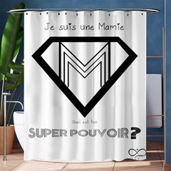 Super Mamie Super M Shower Curtain 60  X 72  (medium)  by alllovelyideas