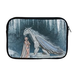 Wonderful Fairy With Ice Dragon Apple Macbook Pro 17  Zipper Case by FantasyWorld7