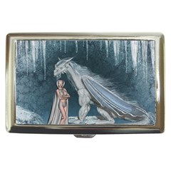 Wonderful Fairy With Ice Dragon Cigarette Money Case by FantasyWorld7