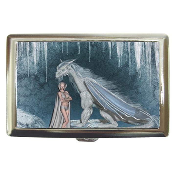 Wonderful Fairy With Ice Dragon Cigarette Money Case