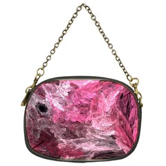 Pink Crystal Fractal Chain Purse (one Side) by bloomingvinedesign