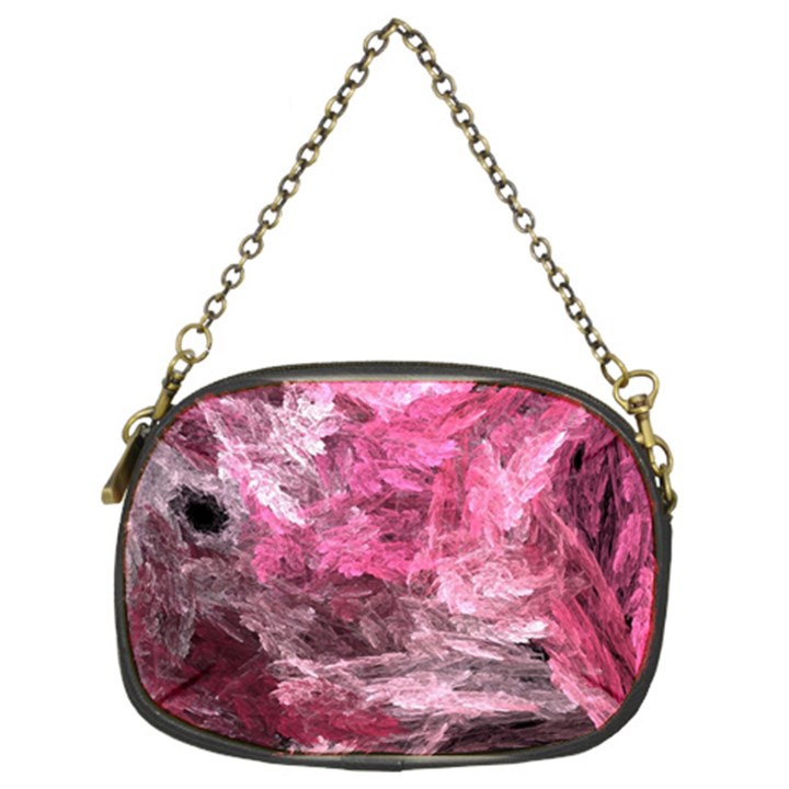 Pink Crystal Fractal Chain Purse (Two Sides)