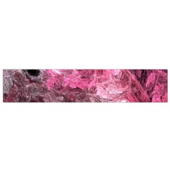 Pink Crystal Fractal Small Flano Scarf