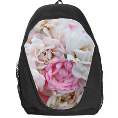 Pink And White Flowers Backpack Bag by bloomingvinedesign