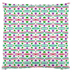 Retro Purple Green Pink Pattern Standard Flano Cushion Case (two Sides) by BrightVibesDesign