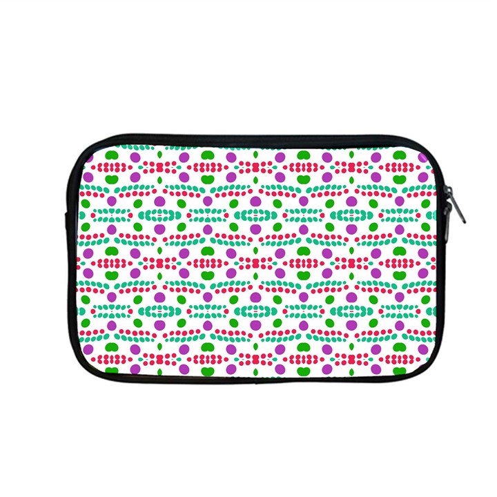 Retro Purple Green Pink Pattern Apple MacBook Pro 13  Zipper Case