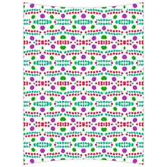 Retro Purple Green Pink Pattern Back Support Cushion by BrightVibesDesign