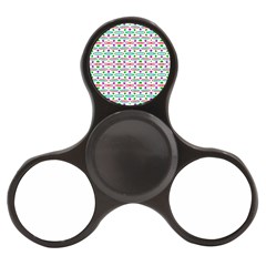 Retro Purple Green Pink Pattern Finger Spinner by BrightVibesDesign