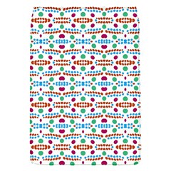 Retro Pink Green Blue Orange Dots Pattern Removable Flap Cover (s) by BrightVibesDesign