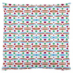 Retro Pink Green Blue Orange Dots Pattern Standard Flano Cushion Case (two Sides) by BrightVibesDesign