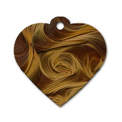 Paper Art Paper Art Eddy Yellow Dog Tag Heart (one Side) by Sapixe