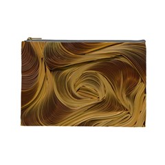 Paper Art Paper Art Eddy Yellow Cosmetic Bag (large)