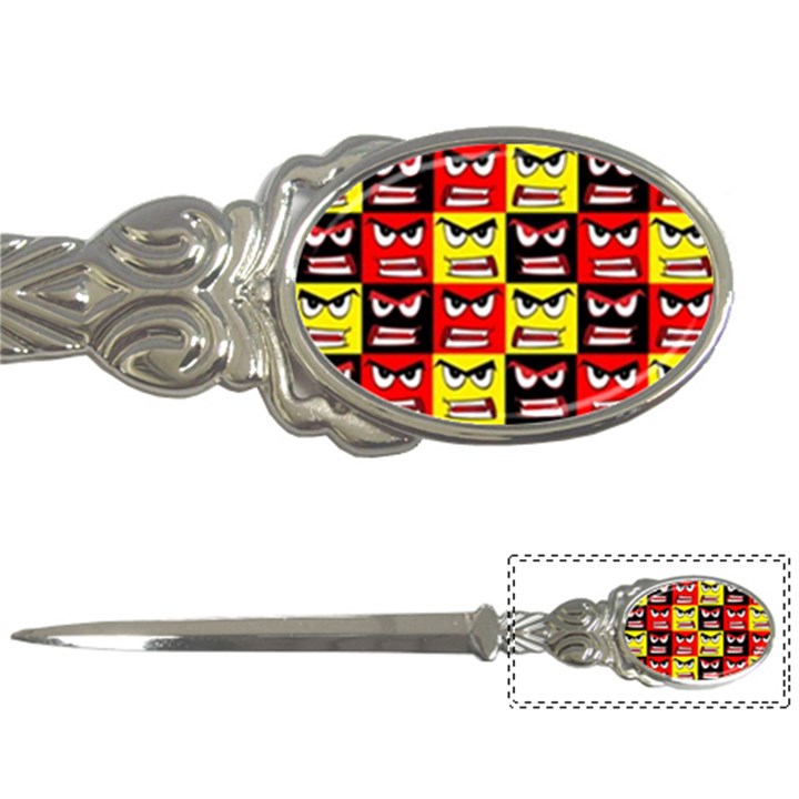 Angry face Letter Opener