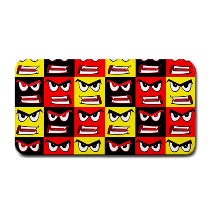 Angry face Medium Bar Mats