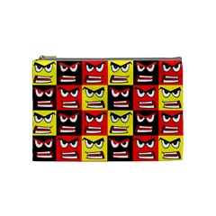 Angry Face Cosmetic Bag (medium)