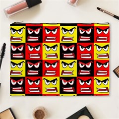 Angry Face Cosmetic Bag (xl) by ArtworkByPatrick