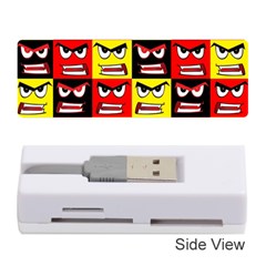 Angry Face Memory Card Reader (stick) by ArtworkByPatrick