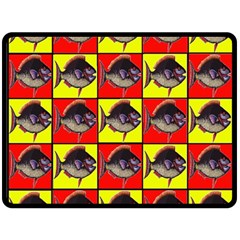 Fish-1 Fleece Blanket (large) 