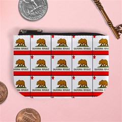 Calif Bear Flag Mini Coin Purse by ArtworkByPatrick