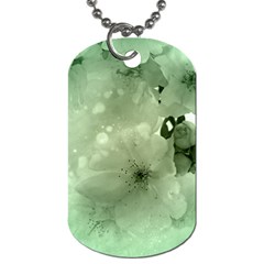 Wonderful Flowers In Soft Colors Dog Tag (one Side) by FantasyWorld7