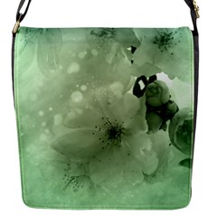 Wonderful Flowers In Soft Colors Flap Closure Messenger Bag (S)