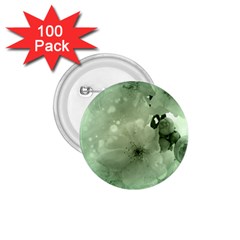 Wonderful Flowers In Soft Colors 1.75  Buttons (100 pack) 