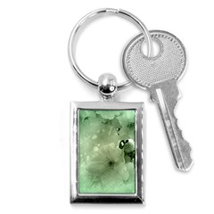 Wonderful Flowers In Soft Colors Key Chains (rectangle)  by FantasyWorld7