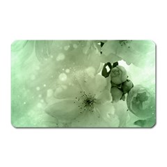 Wonderful Flowers In Soft Colors Magnet (rectangular) by FantasyWorld7