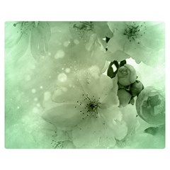 Wonderful Flowers In Soft Colors Double Sided Flano Blanket (medium)  by FantasyWorld7