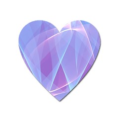 Background Light Glow Abstract Art Heart Magnet by Sapixe