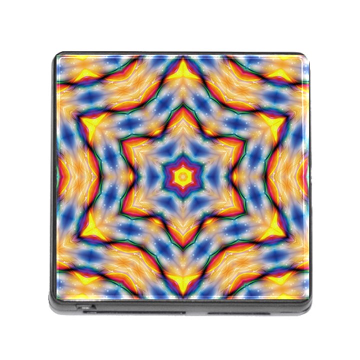 Pattern Abstract Background Art Memory Card Reader (Square 5 Slot)