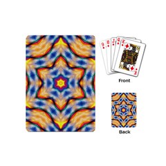 Pattern Abstract Background Art Playing Cards (mini) by Sapixe