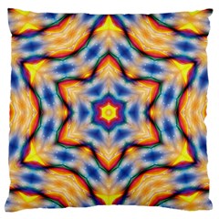 Pattern Abstract Background Art Large Flano Cushion Case (one Side) by Sapixe