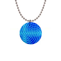 Background Light Glow Abstract Art 1  Button Necklace by Sapixe