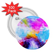 Background Drips Fluid Colorful 2 25  Buttons (100 Pack)  by Sapixe