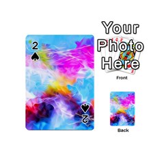 Background Drips Fluid Colorful Playing Cards 54 (mini)