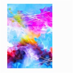 Background Drips Fluid Colorful Large Garden Flag (two Sides) by Sapixe